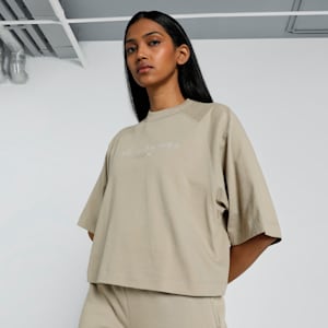 CLASSICS Women's Oversized Tee, Oak Branch, extralarge-IND