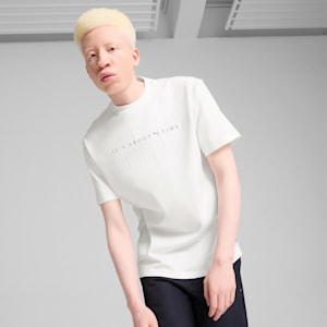 MMQ Men's Graphic Tee, PUMA White, extralarge