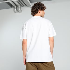 MMQ Graphic Men's Relaxed Fit Tee, PUMA White, extralarge-IND