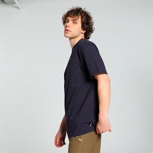 MMQ Graphic Men's Relaxed Fit Tee, New Navy, extralarge-IND