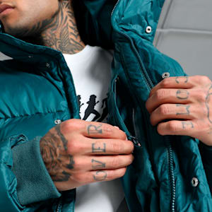 PUMA x LMC MMQ Pertex Men's Relaxed Fit Jacket, Cold Green, extralarge-IND