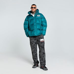 PUMA x LMC MMQ Pertex Men's Relaxed Fit Jacket, Cold Green, extralarge-IND