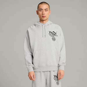 メンズ PUMA x LMC フーディー, Light Gray Heather, extralarge-JPN