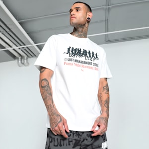 PUMA x LMC Graphic Men's Relaxed Fit Tee, PUMA White, extralarge-IND