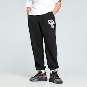 PUMA x LMC Men's Relaxed Fit Sweat Pants, PUMA Black, extralarge-IND