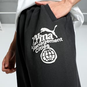 PUMA x LMC Men's Relaxed Fit Sweat Pants, PUMA Black, extralarge-IND