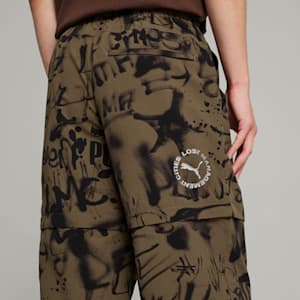 PUMA x LMC All-over Print Pants Men, Wild Willow, extralarge