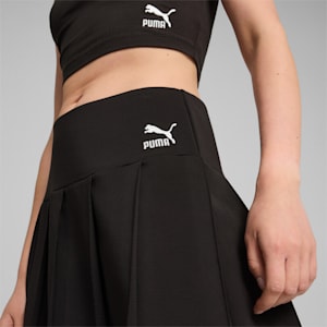 CLASSICS Pleated Mini Skirt Women, PUMA Black, extralarge