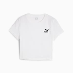 CLASSICS Women's Baby Tee, PUMA White, extralarge