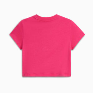 CLASSICS Women's Repeat Logo Baby Tee, PUMA Pink, extralarge