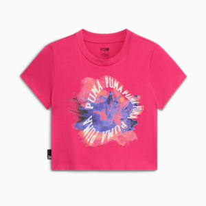CLASSICS Women's Repeat Logo Baby Tee, Cheap Jmksport Jordan Outlet Pink, extralarge