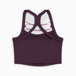 DARE TO Women's Crop Top, Midnight Plum, extralarge