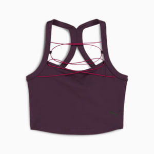 DARE TO Women's Crop Top, Midnight Plum, extralarge