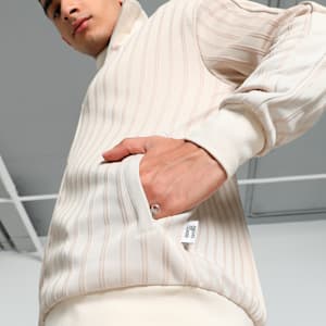 MMQ T7 Men's Relaxed Fit Track Jacket, Alpine Snow, extralarge-IND