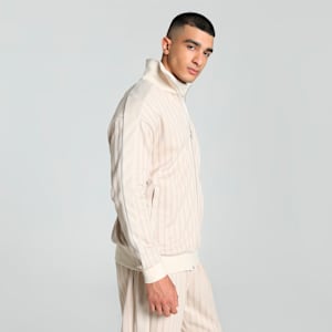 MMQ T7 Men's Relaxed Fit Track Jacket, Alpine Snow, extralarge-IND