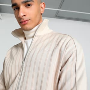 MMQ T7 Men's Relaxed Fit Track Jacket, Alpine Snow, extralarge-IND