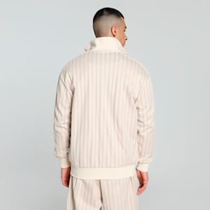 MMQ T7 Men's Relaxed Fit Track Jacket, Alpine Snow, extralarge-IND