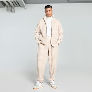 MMQ T7 Men's Relaxed Fit Track Jacket, Alpine Snow, extralarge-IND