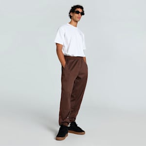 MMQ T7 Track Men's Relaxed Fit Pants, Espresso Brown, extralarge-IND