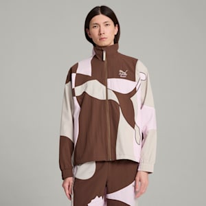 PUMA x KIDSUPER Men's Cellerator Jacket, Espresso Brown, extralarge