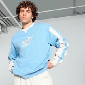 PUMA x KIDSUPER Relaxed Fit Crew-Neck Sweatshirt, Day Dream, extralarge-IND