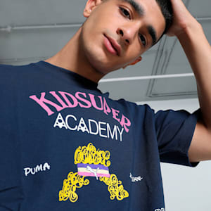 PUMA x KIDSUPER Graphic Men's Relaxed Fit Tee, Club Navy, extralarge-IND
