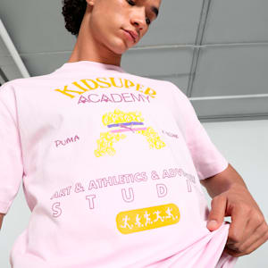 PUMA x KIDSUPER Graphic Men's Relaxed Fit Tee, Pearl Pink, extralarge-IND