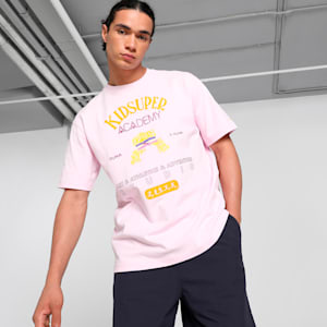PUMA x KIDSUPER Graphic Men's Relaxed Fit Tee, Pearl Pink, extralarge-IND