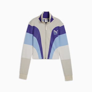 PUMA x KIDSUPER Women's Full-Zip Jacket, Desert Dust, extralarge