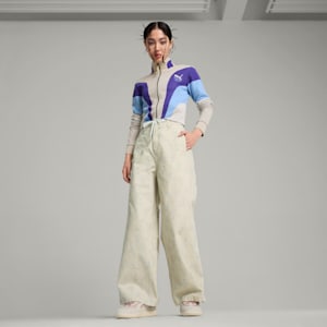 PUMA x KIDSUPER Women's Full-Zip Jacket, Desert Dust, extralarge