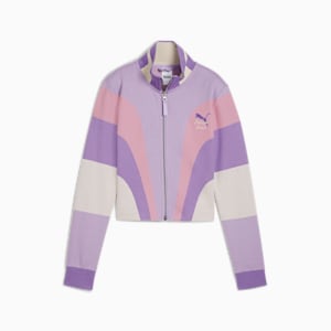 PUMA x KIDSUPER Women's Full-Zip Jacket, Vivid Violet, extralarge