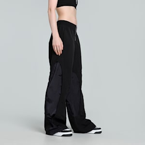 THE FAST RACE Women's Relaxed Fit Pants, PUMA Black, extralarge-IND