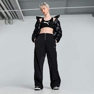 THE FAST RACE Women's Relaxed Fit Pants, PUMA Black, extralarge-IND