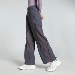 THE FAST RACE Women's Relaxed Fit Pants, Galactic Gray, extralarge-IND