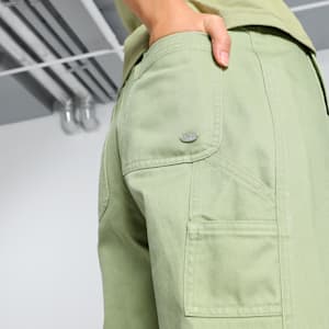 YONA Women's Relaxed Fit Cargo Pants, Calming Green, extralarge-IND
