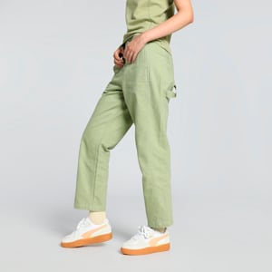 YONA Women's Relaxed Fit Cargo Pants, Calming Green, extralarge-IND