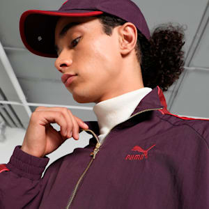 PLAY LOUD T7 Oversized Track Jacket, Midnight Plum, extralarge-IND