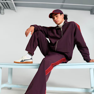 PLAY LOUD T7 Oversized Track Jacket, Midnight Plum, extralarge-IND