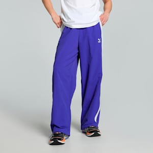 PLAY LOUD T7 Oversized Fit Track Pants, Lapis Lazuli, extralarge-IND