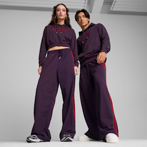 PLAY LOUD T7 Track Pants, Midnight Plum, extralarge