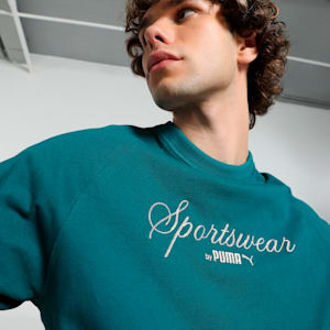 CLASSICS Men's Oversized Tee, Cold Green, extralarge-IND