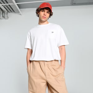 DOWNTOWN Relaxed Fit Relaxed Fit Tee, PUMA White, extralarge-IND