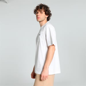 DOWNTOWN Relaxed Fit Unisex Relaxed Fit Tee, PUMA White, extralarge-IND