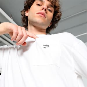 DOWNTOWN Relaxed Fit Unisex Relaxed Fit Tee, PUMA White, extralarge-IND