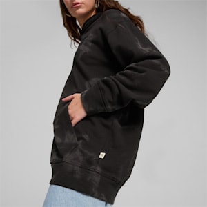 DOWNTOWN Relaxed Hoodie, PUMA Black, extralarge