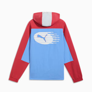 NYC Running Laps Men's Windbreaker, Blue Skies, extralarge