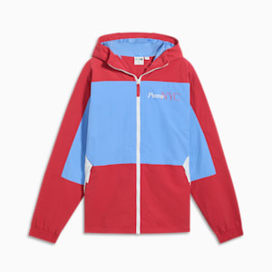 NYC Running Laps Men's Windbreaker, Blue Skies, extralarge