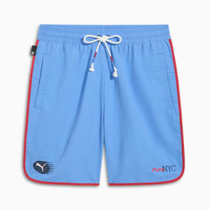 NYC Running Laps Men's Shorts, Blue Skies, extralarge