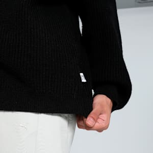 MMQ Men's Relaxed Fit Cardigan, PUMA Black, extralarge-IND