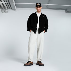 MMQ Men's Relaxed Fit Cardigan, PUMA Black, extralarge-IND